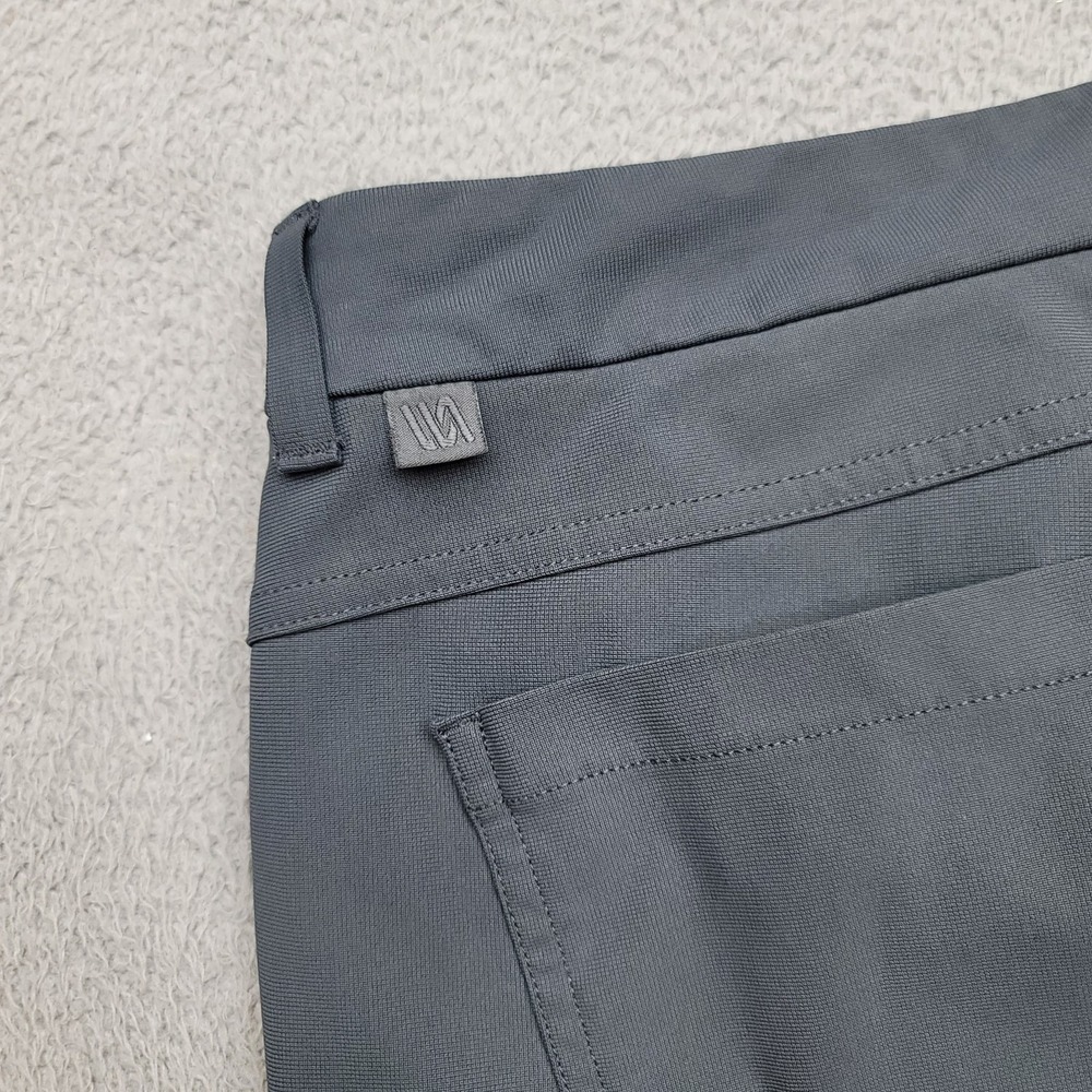 Vrst Athletic Golf Pants Mens Size 38x28 Gray Stretch Straight Leg Resort Wear